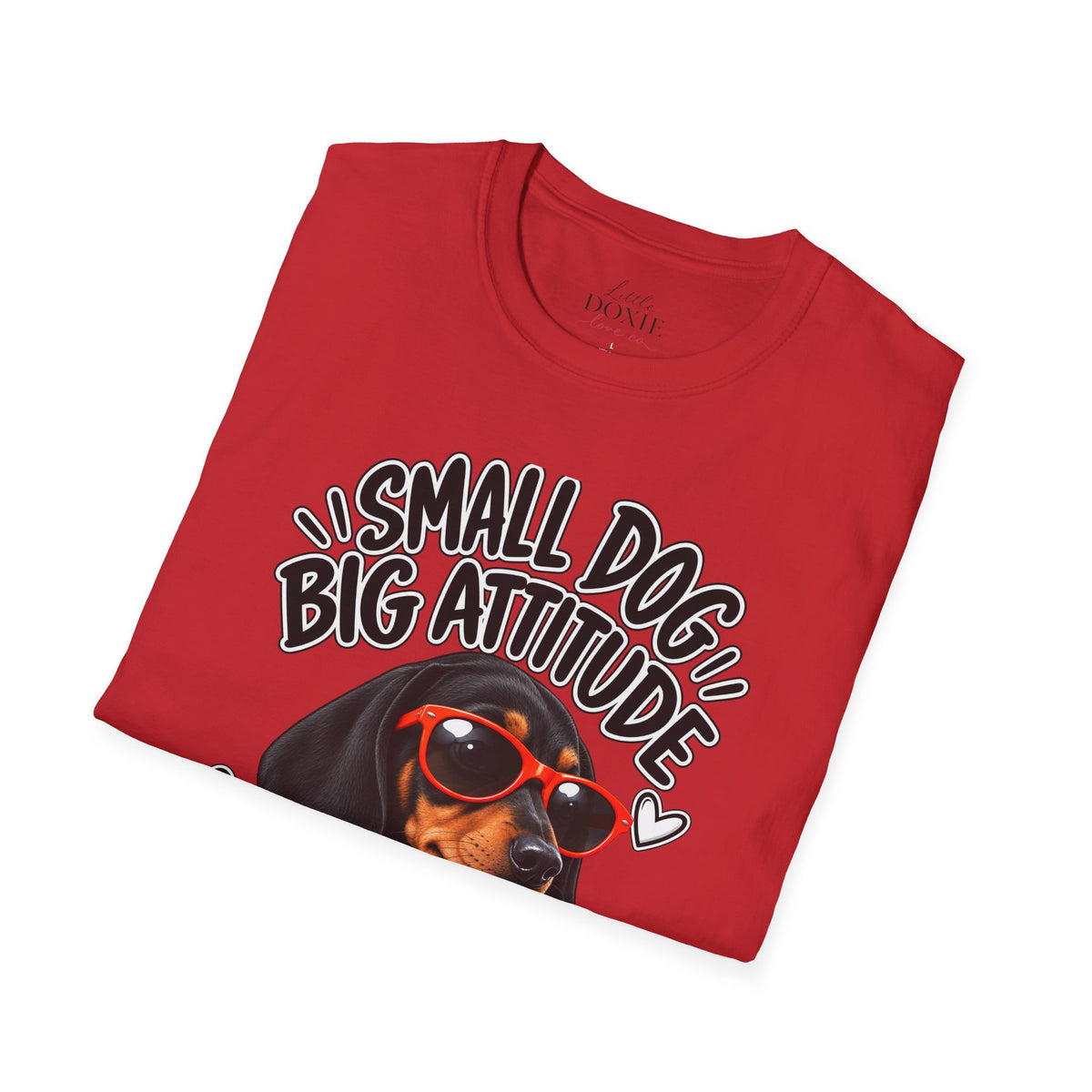 Dachshund Big Attitude T-Shirt β Black&Tan