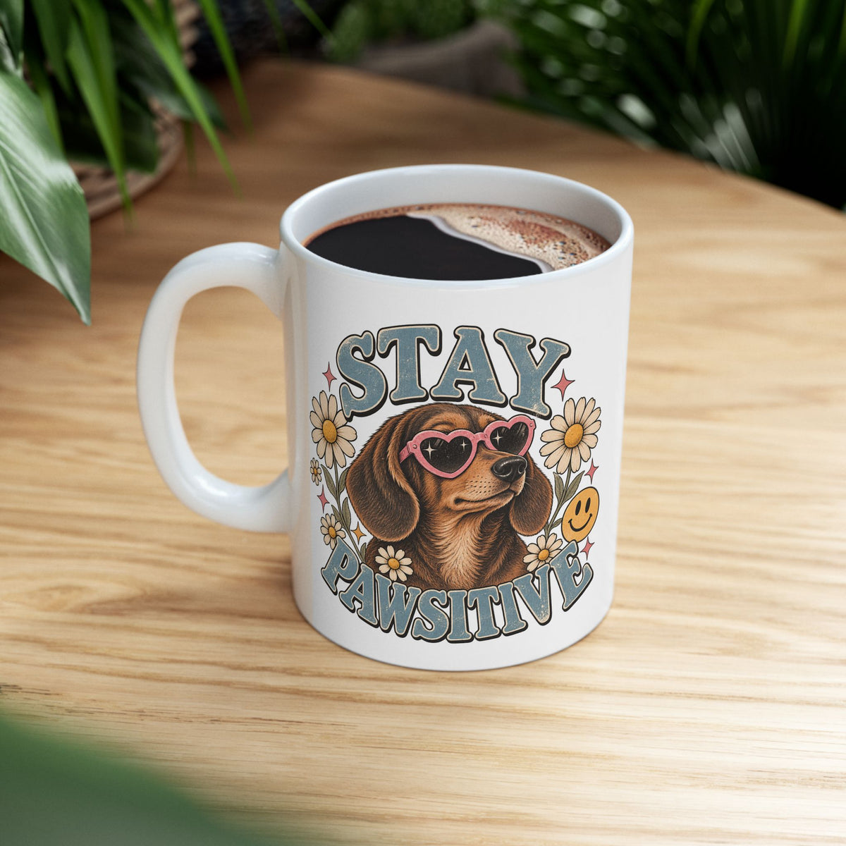 Stay Pawsitive Ceramic Mug 🐾☕️