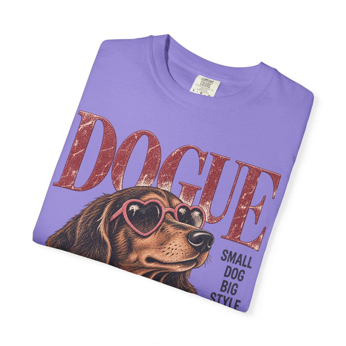 Dogue Dachshund – Small Dog Big Style Vintage Graphic Tee