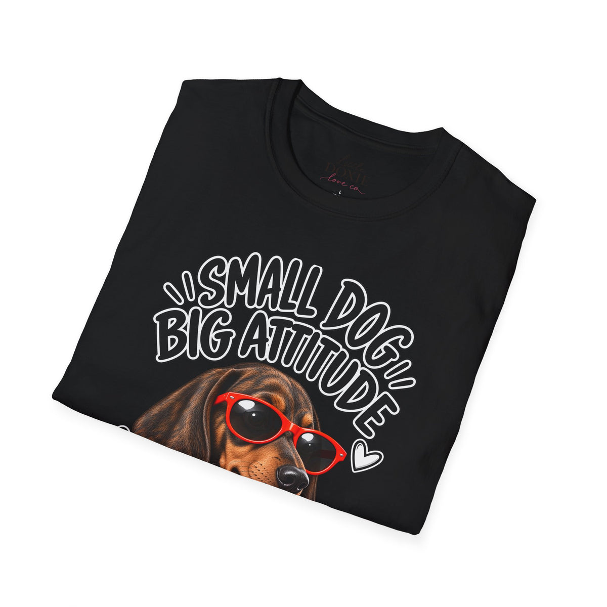 Dachshund Big Attitude T-Shirt — Brindle