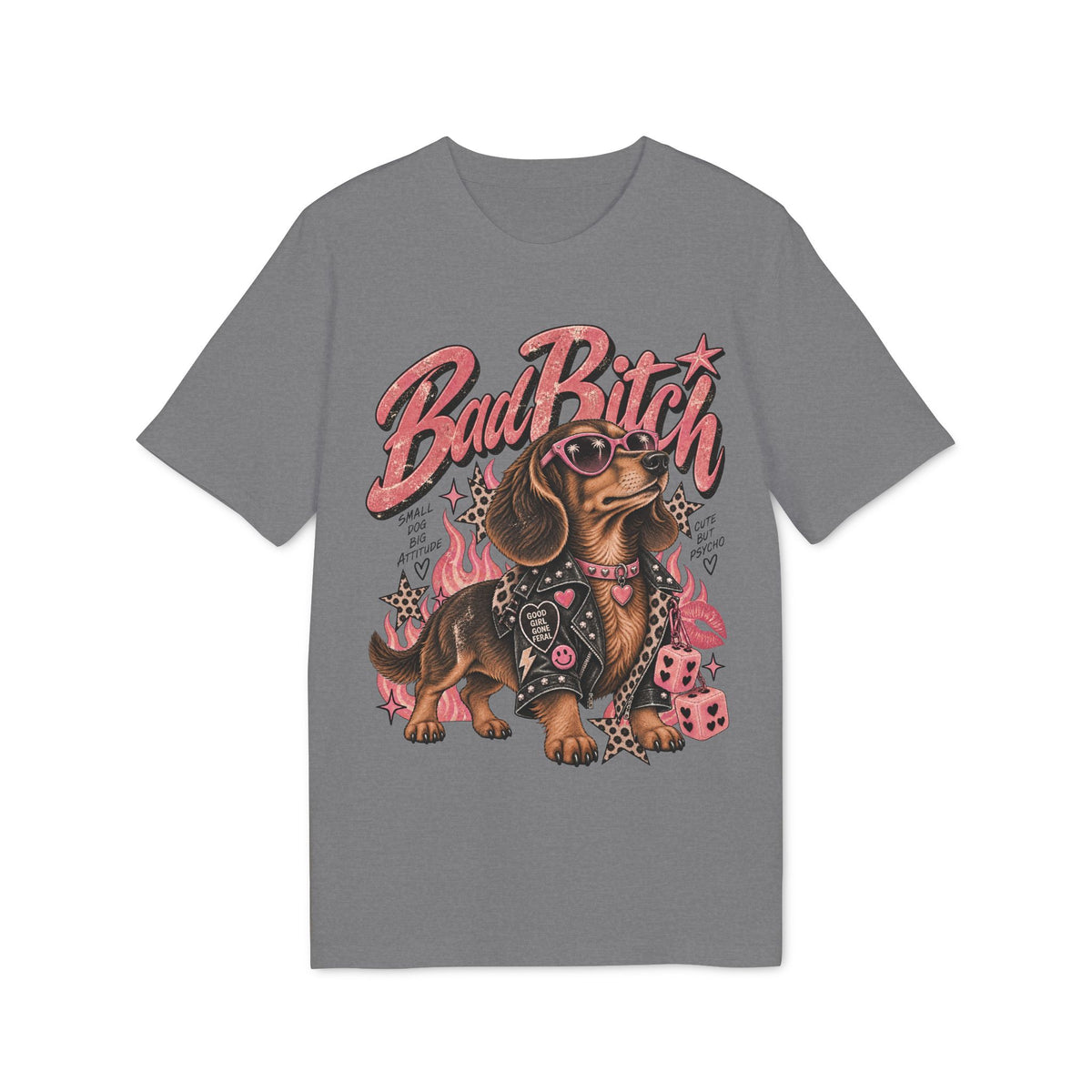 BAD BITCH Dachshund — Vintage Graphic Tee