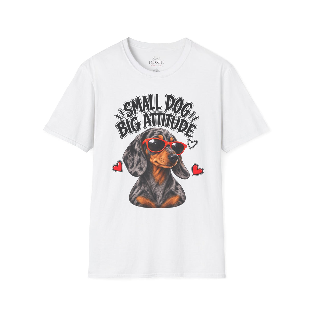 Dachshund Big Attitude T-Shirt — Dapple
