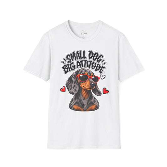 Dachshund Big Attitude T-Shirt — Dapple