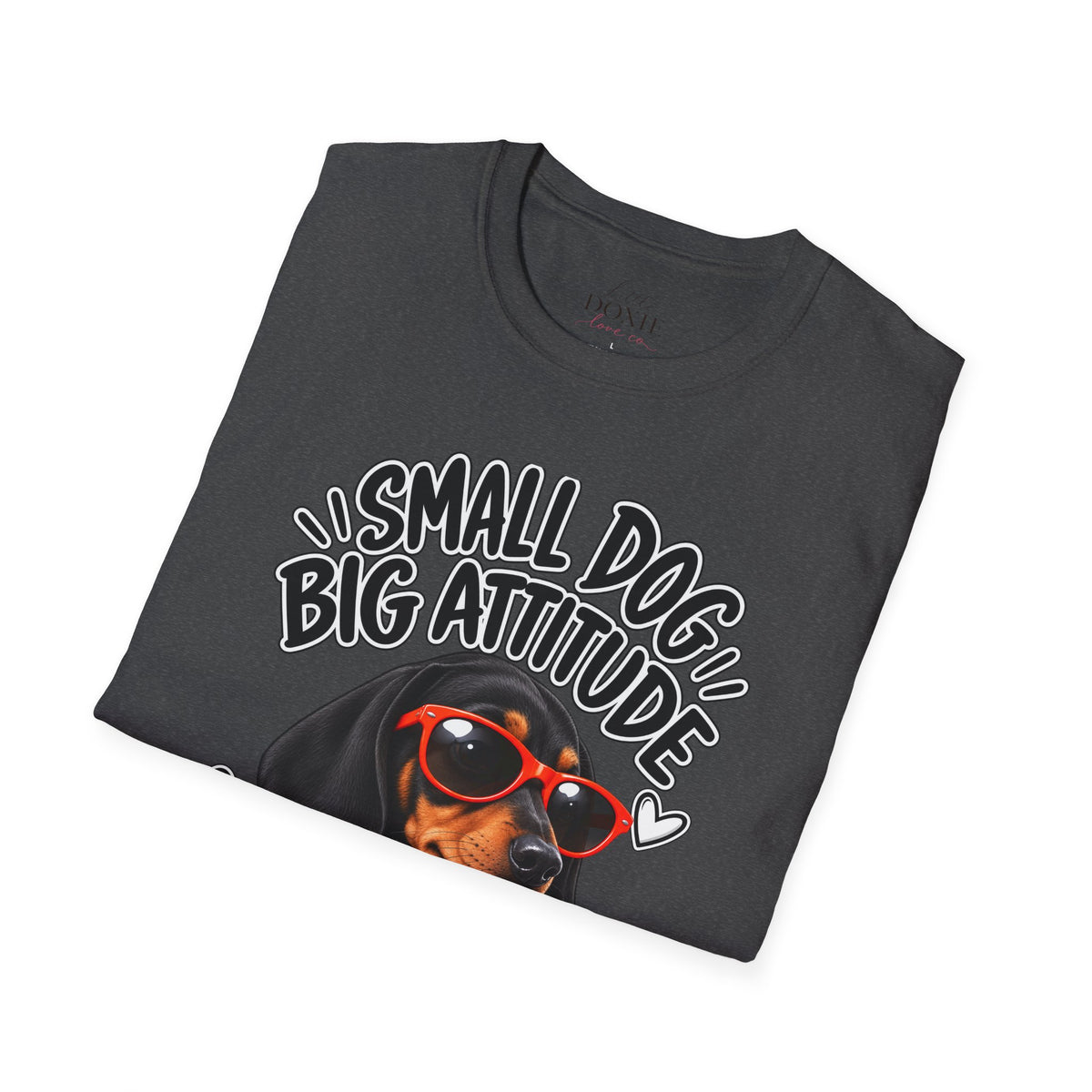 Dachshund Big Attitude T-Shirt — Black&Tan