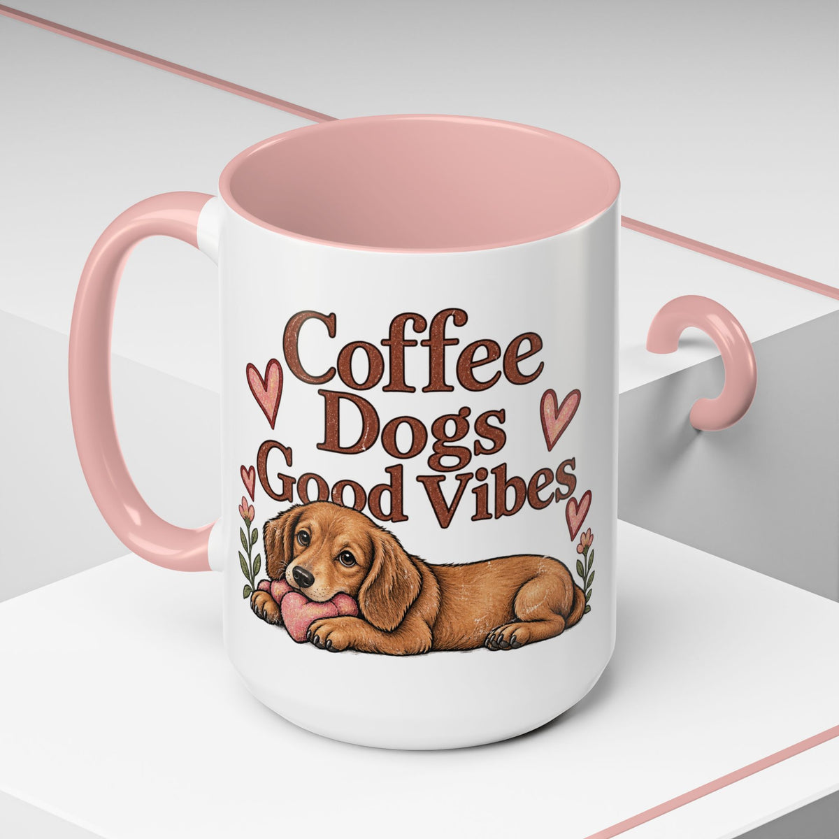 Coffee & Dachshund Ceramic Mug - Classic 🐾☕️
