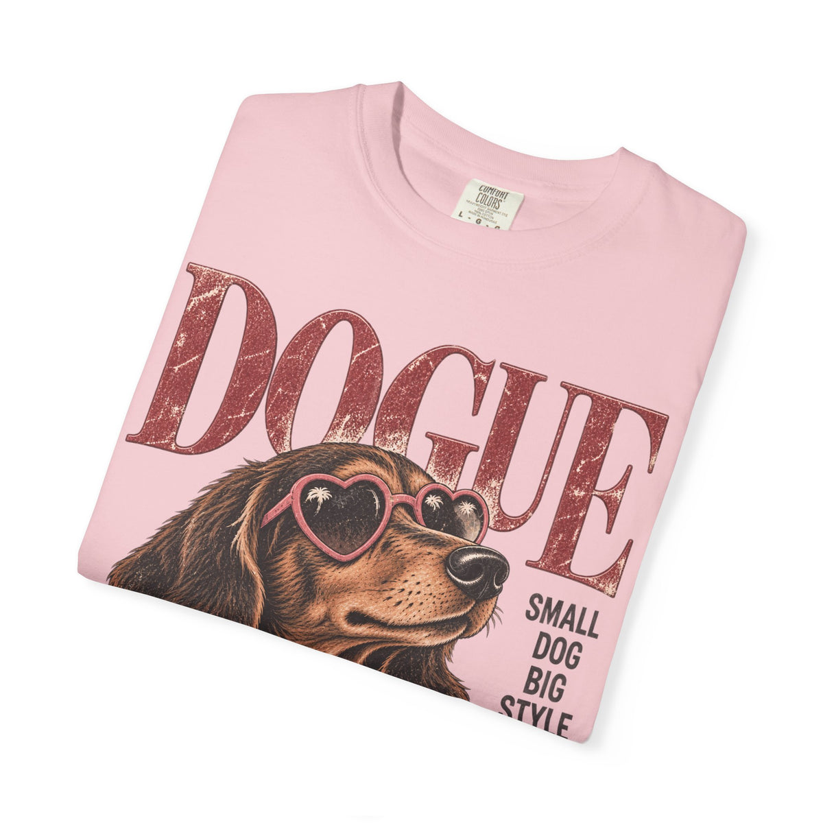 Dogue Dachshund – Small Dog Big Style Vintage Graphic Tee