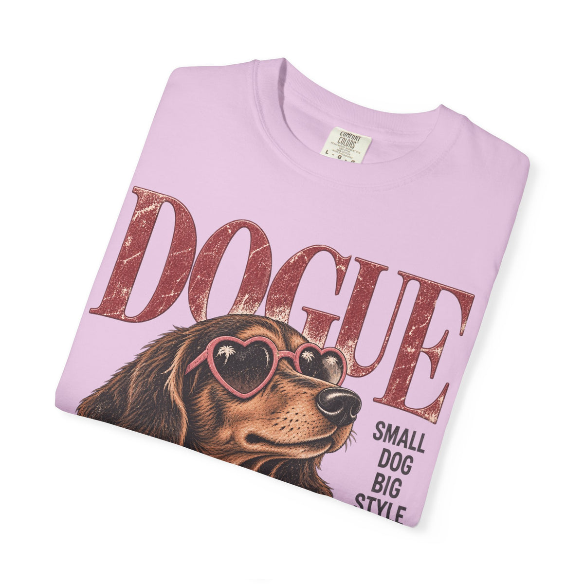 Dogue Dachshund – Small Dog Big Style Vintage Graphic Tee
