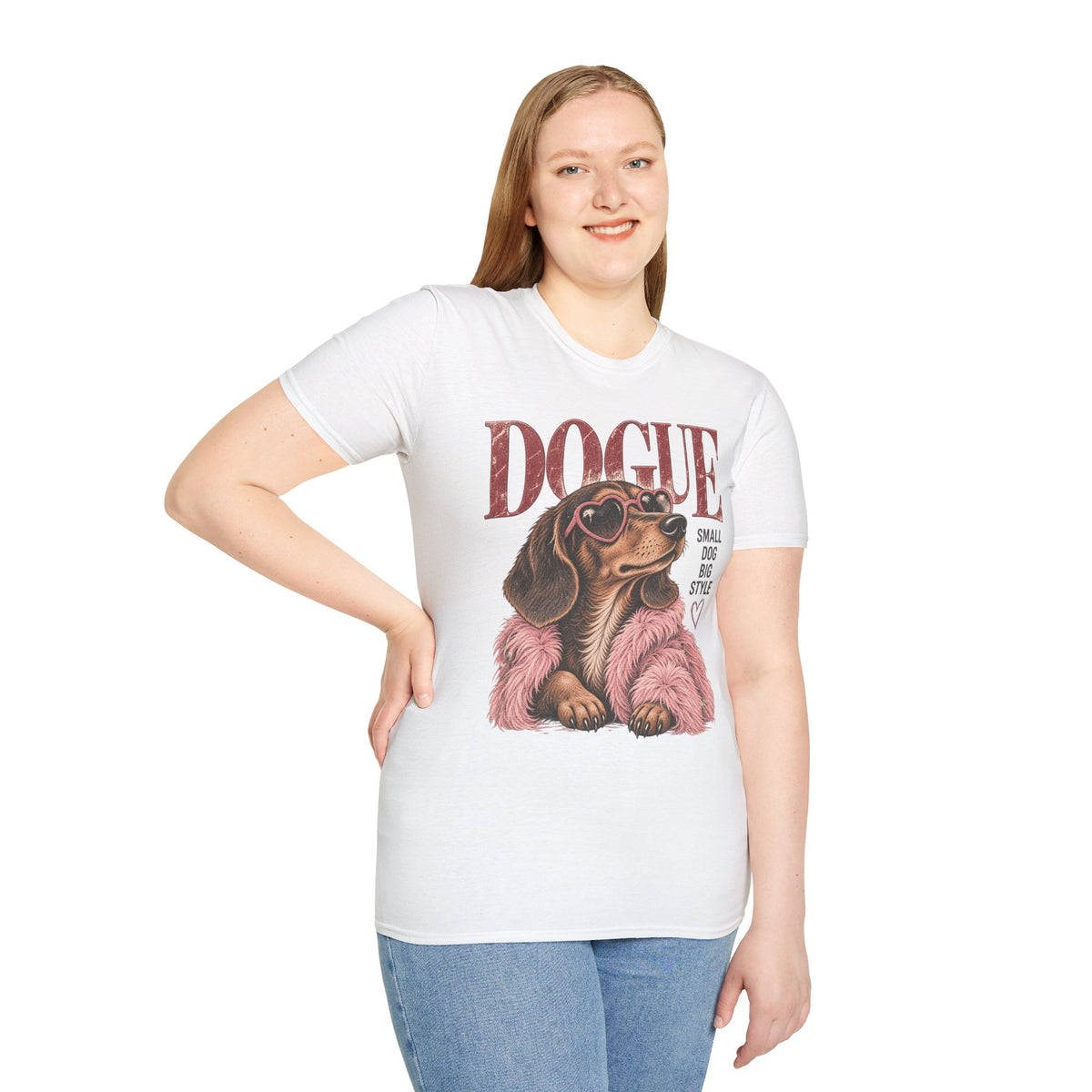 Dogue Dachshund – Small Dog Big Style Vintage Graphic Tee