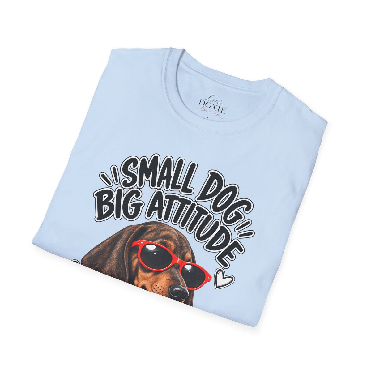 Dachshund Big Attitude T-Shirt — Brindle