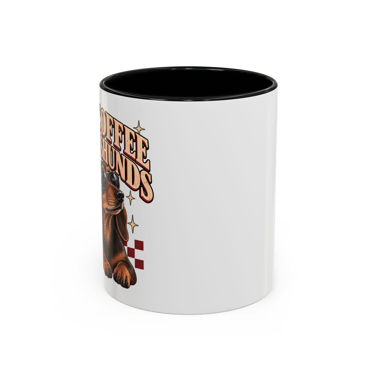Iced Coffee & Dachshund Ceramic Mug - Classic 🐾☕️