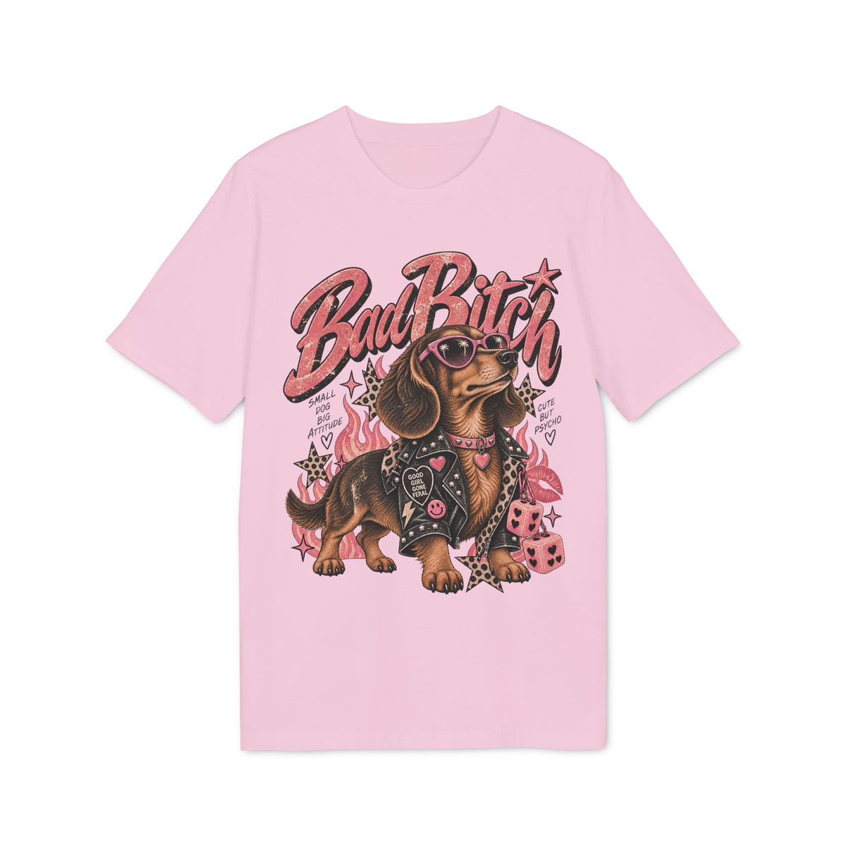 BAD BITCH Dachshund — Vintage Graphic Tee