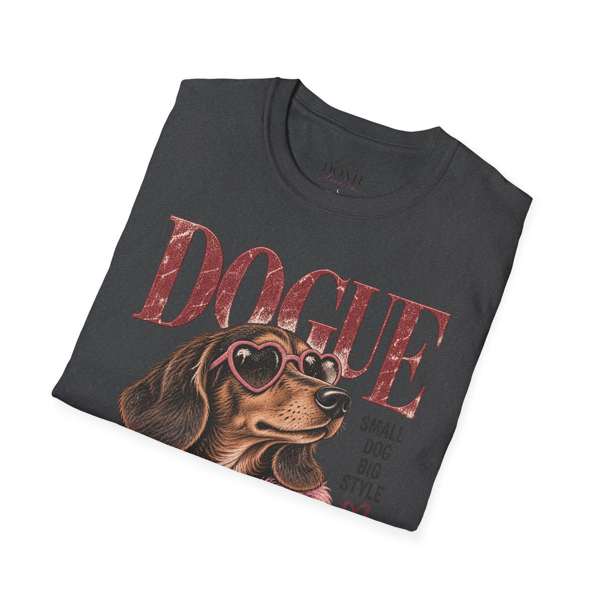 Dogue Dachshund – Small Dog Big Style Vintage Graphic Tee