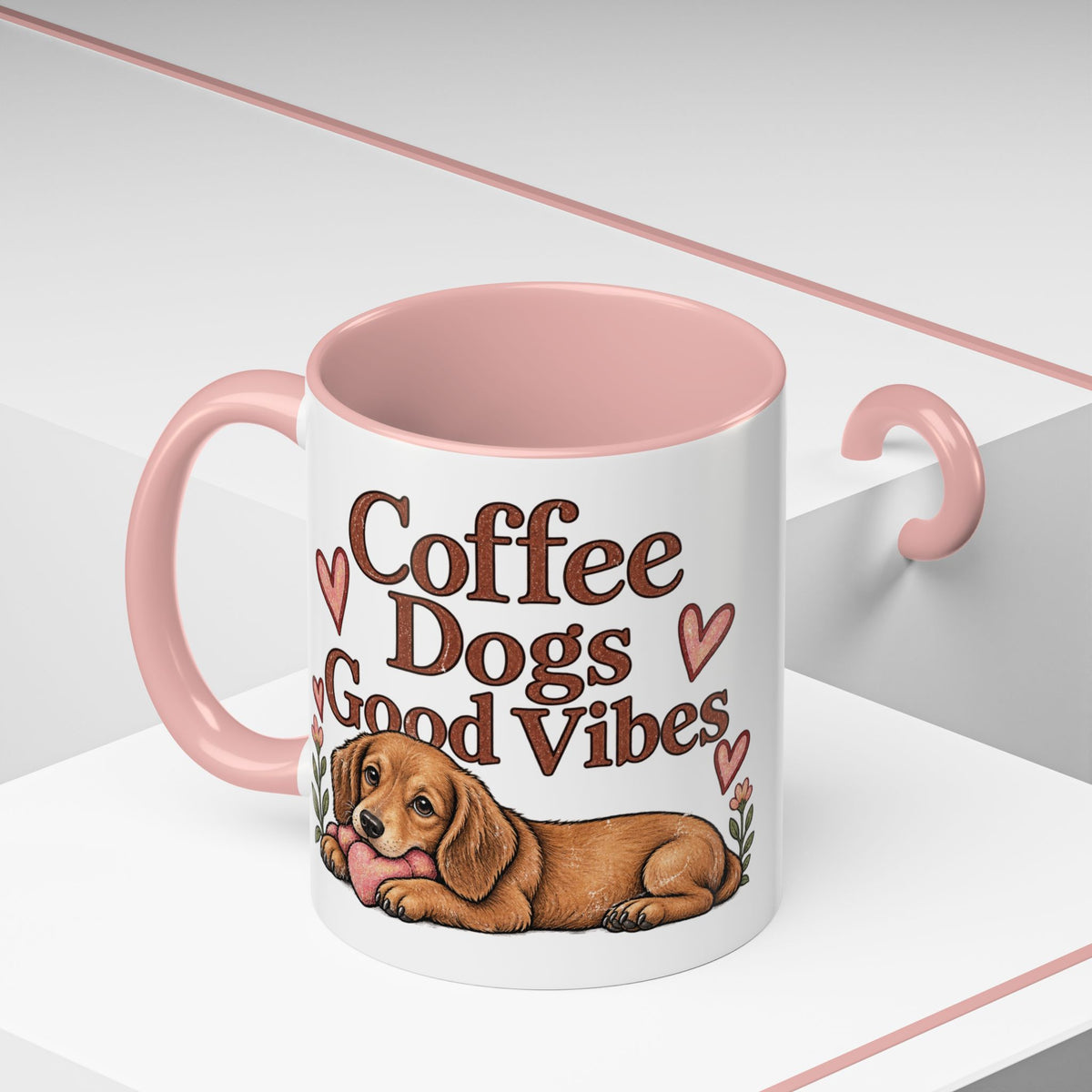 Coffee & Dachshund Ceramic Mug - Classic 🐾☕️