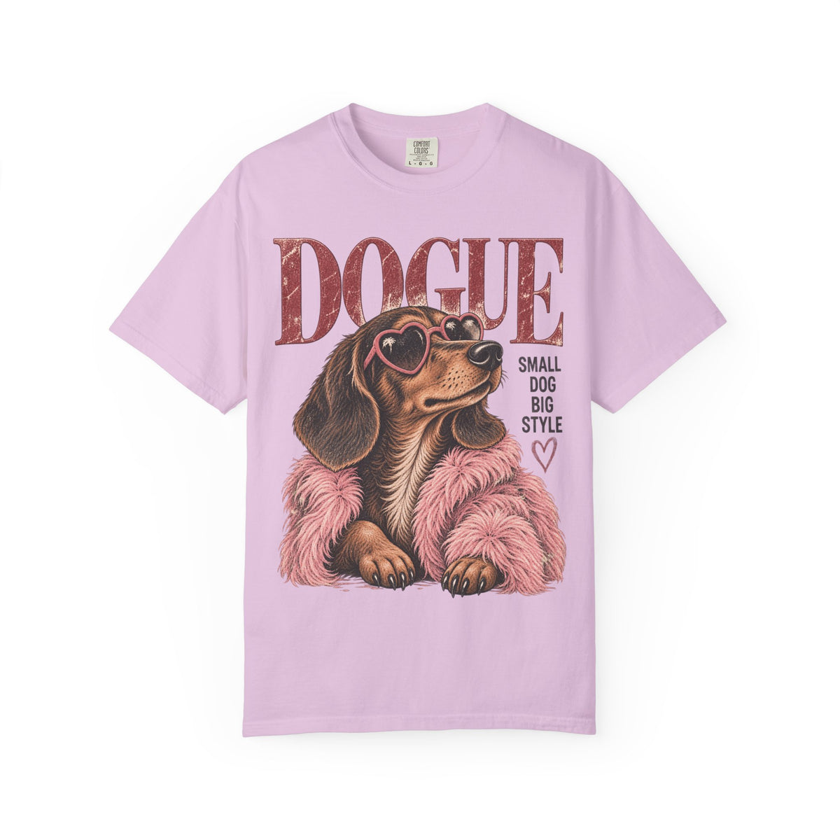 Dogue Dachshund – Small Dog Big Style Vintage Graphic Tee