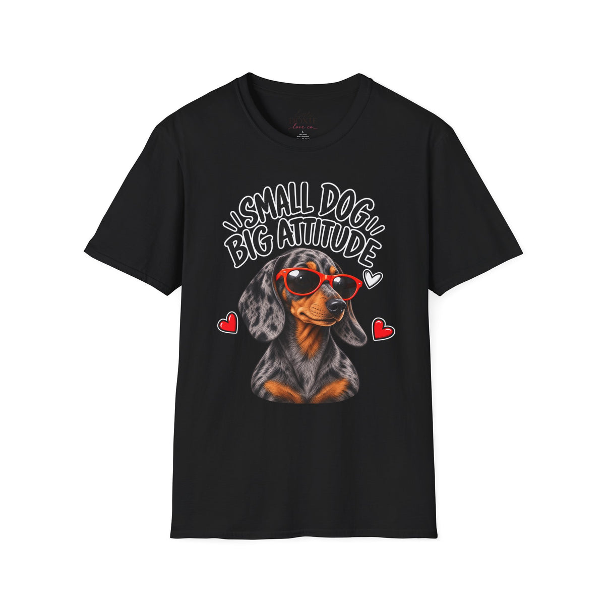 Dachshund Big Attitude T-Shirt — Dapple