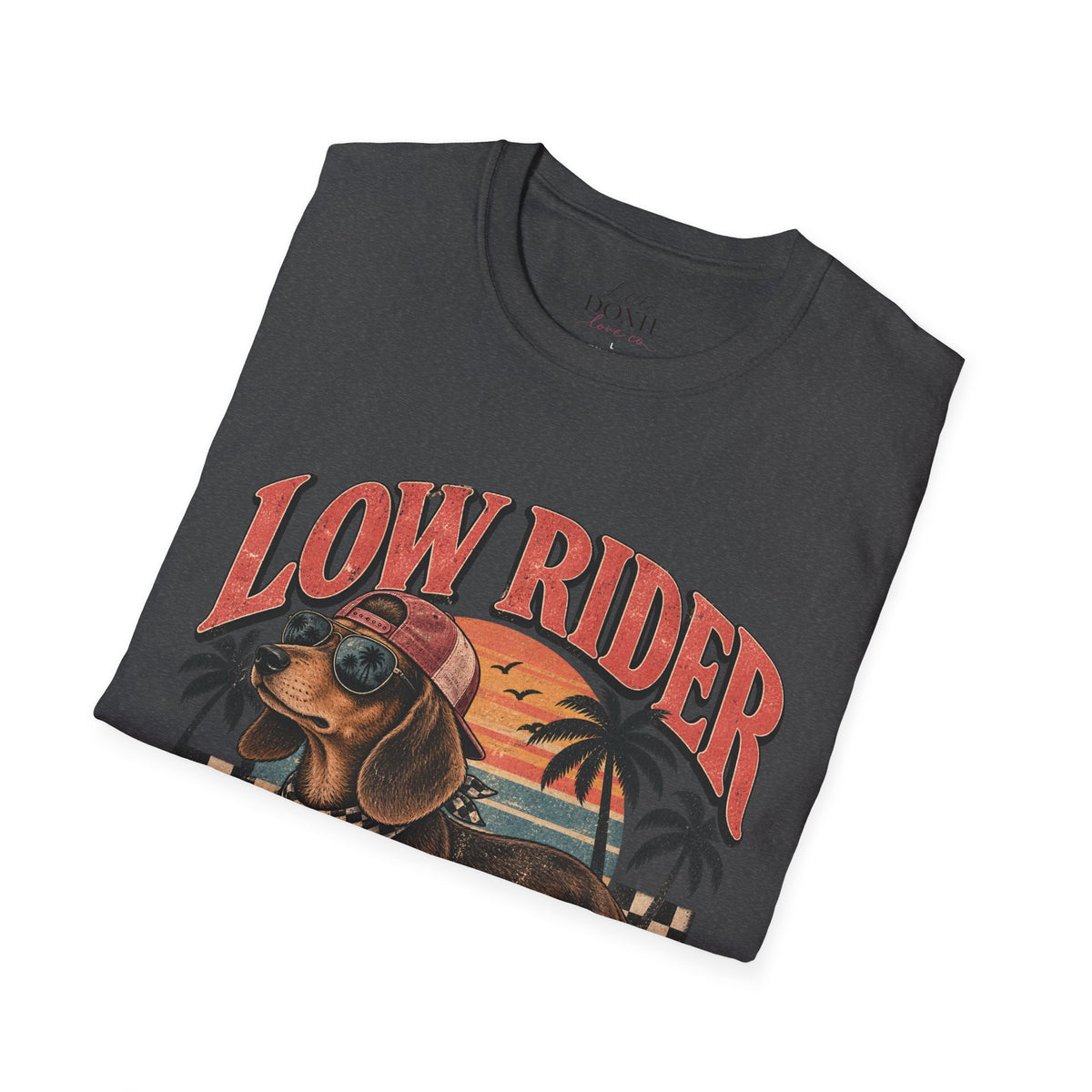 LOW RIDER Dachshund – Vintage Washed Graphic Tee