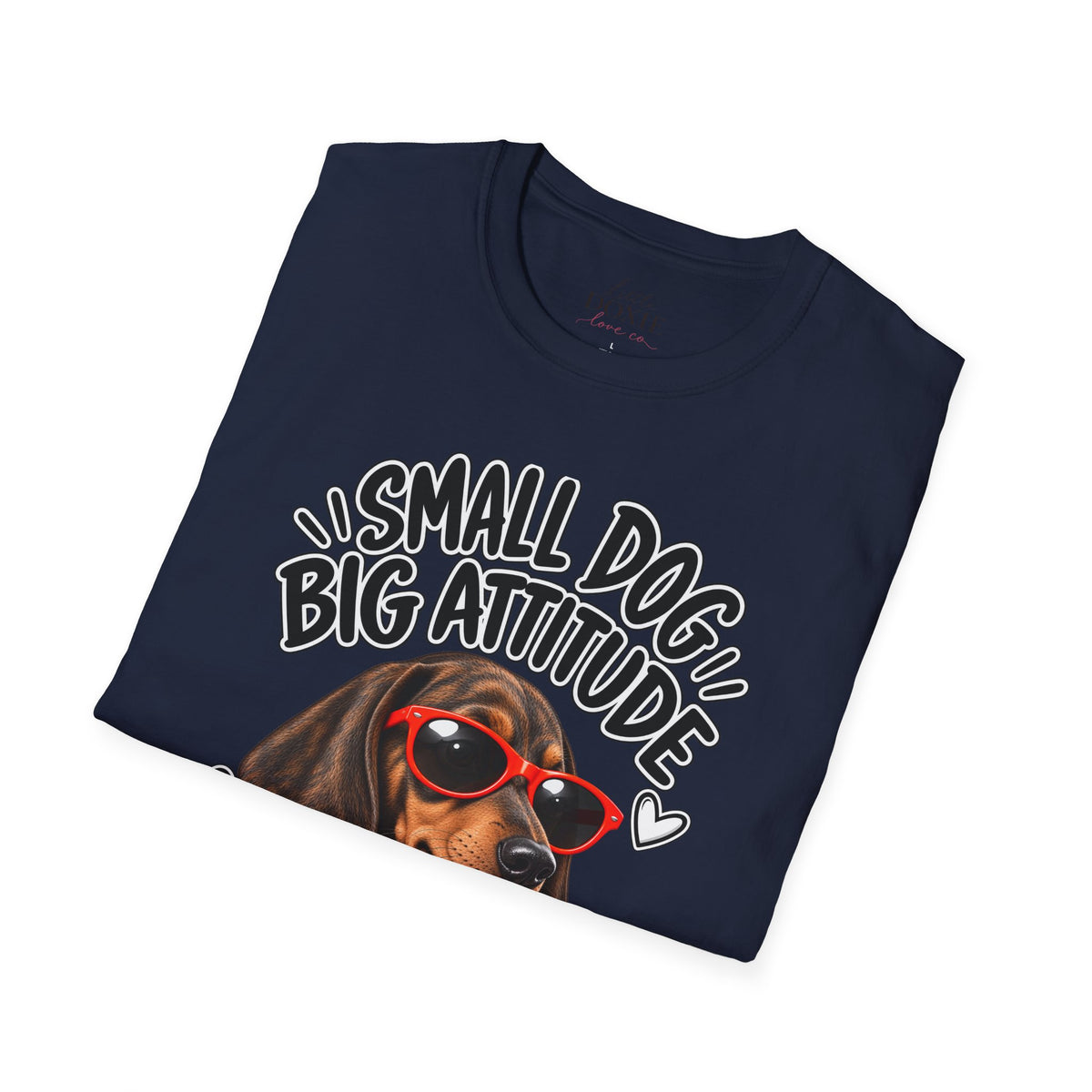 Dachshund Big Attitude T-Shirt — Brindle