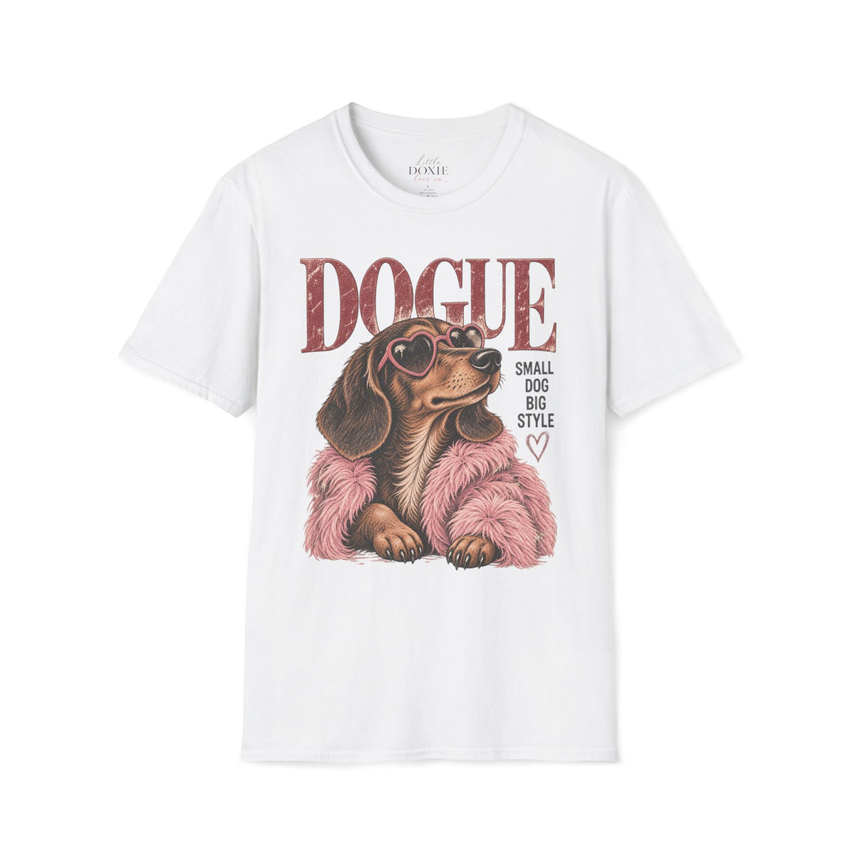 Dogue Dachshund – Small Dog Big Style Vintage Graphic Tee