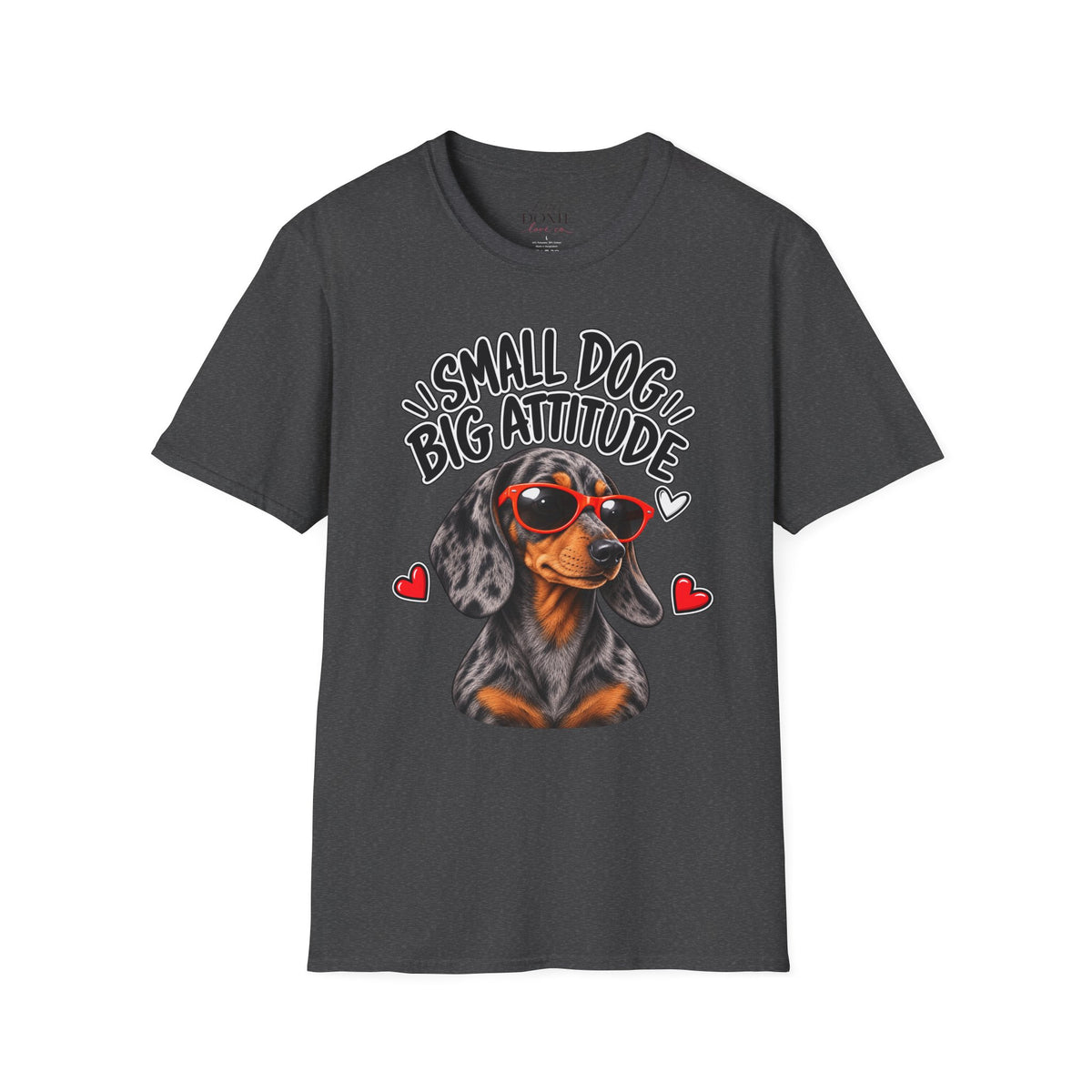 Dachshund Big Attitude T-Shirt — Dapple
