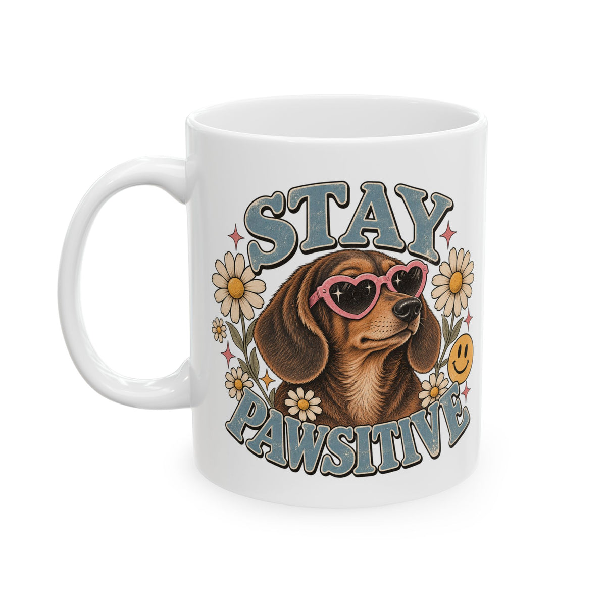 Stay Pawsitive Ceramic Mug 🐾☕️